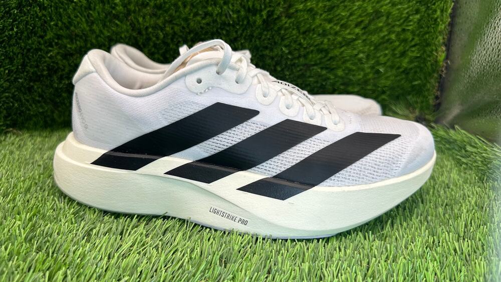 Adidas Adizero EVO SL JH6208 Athletic Sneaker Women's 7 White Mesh Gym Running